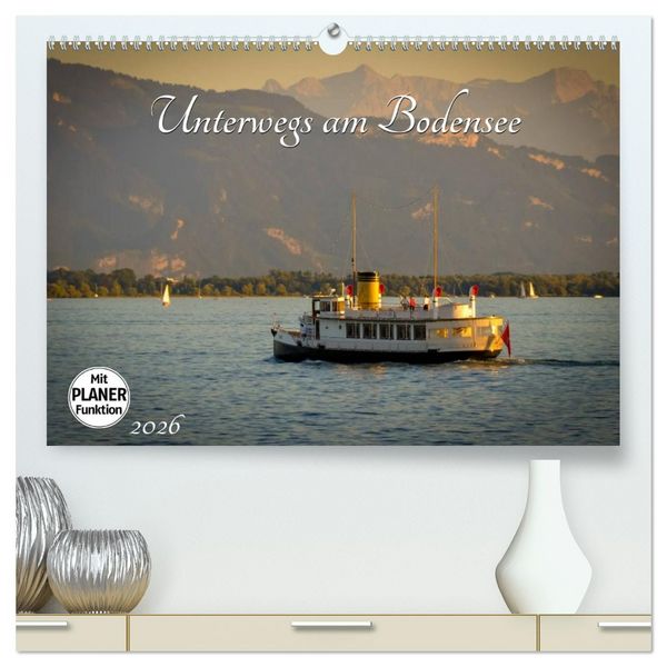 Produktbild: Unterwegs am Bodensee (hochwertiger Premium Wandkalender 2026 DIN A2 quer), Kunstdruck in Hochglanz