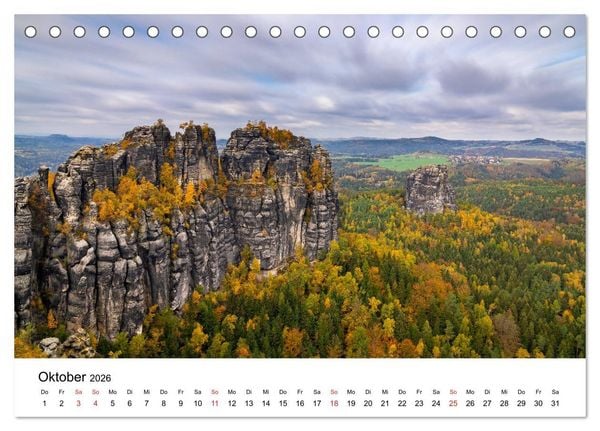 Produktbild: Deutschlands Landschaften - Vom Meer bis zu den Alpen (Tischkalender 2026 DIN A5 quer), CALVENDO Monatskalender