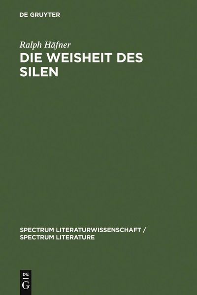 Produktbild: Die Weisheit des Silen