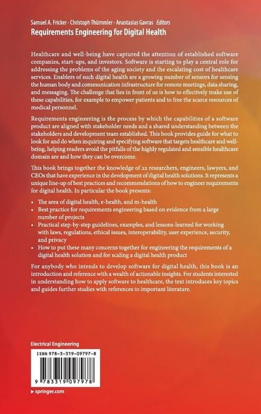 Produktbild: Requirements Engineering for Digital Health