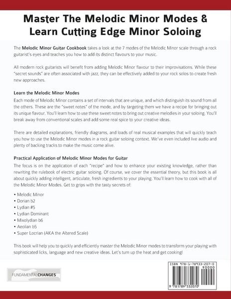 Produktbild: Melodic Minor Guitar Cookbook