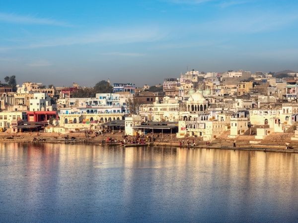 Produktbild: CALVENDO Puzzle Pushkar, Rajasthan | 1000 Teile Lege-Gr&ouml;&szlig;e 64x48cm Foto-Puzzle f&uuml;r gl&uuml;ckliche Stunden