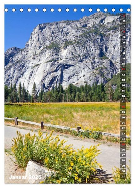 Produktbild: YOSEMITE VALLEY Natur Pur (Tischkalender 2026 DIN A5 hoch), CALVENDO Monatskalender