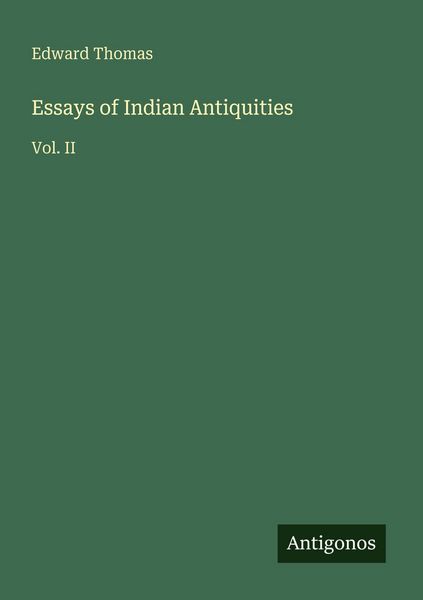Produktbild: Essays of Indian Antiquities