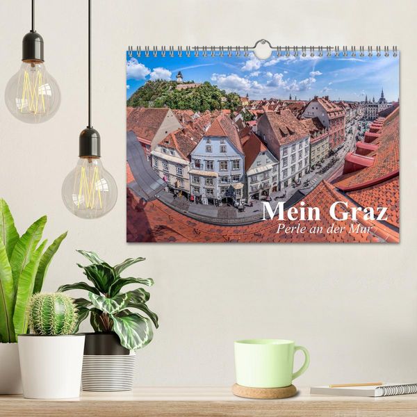 Produktbild: Mein Graz. Perle an der Mur (Wandkalender 2026 DIN A4 quer), CALVENDO Monatskalender