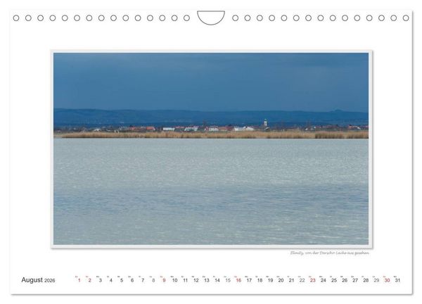 Produktbild: Neusiedler See / CH-Version (Wandkalender 2026 DIN A4 quer), CALVENDO Monatskalender