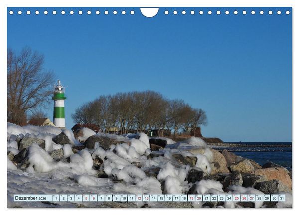Produktbild: Sonne, Sand und Meer. Farben der K&uuml;ste (Wandkalender 2026 DIN A4 quer), CALVENDO Monatskalender