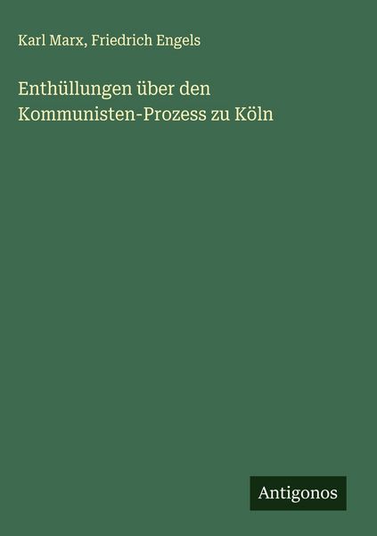 Produktbild: Enth&uuml;llungen &uuml;ber den Kommunisten-Prozess zu K&ouml;ln