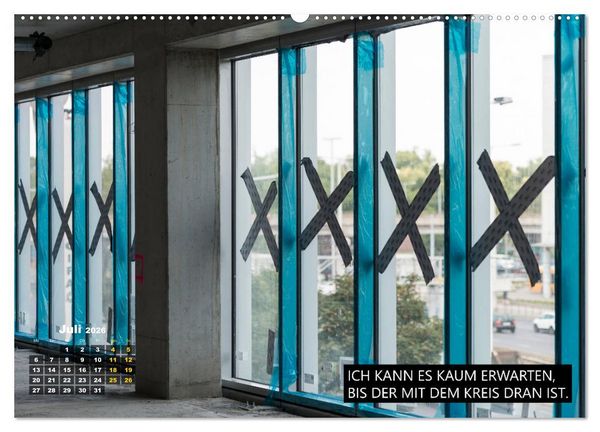Produktbild: Humor in der Bauindustrie (Wandkalender 2026 DIN A2 quer), CALVENDO Monatskalender
