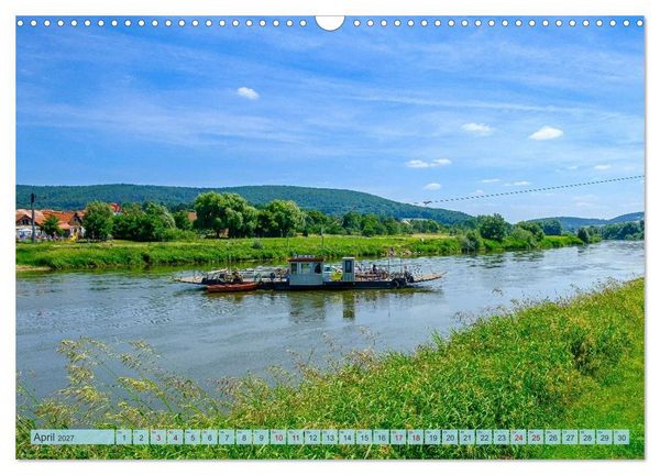 Produktbild: Die Obere Weser - Von Hannoversch M&uuml;nden bis Bad Karlshafen (Wandkalender 2027 DIN A3 quer), CALVENDO Monatskalender