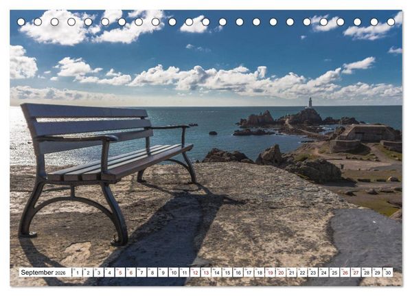 Produktbild: Jersey - Die Insel im &Auml;rmelkanal (Tischkalender 2026 DIN A5 quer), CALVENDO Monatskalender