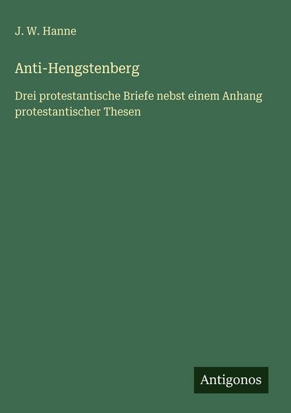 Produktbild: Anti-Hengstenberg