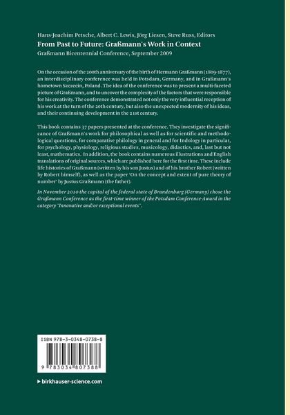 Produktbild: From Past to Future: Gra&szlig;mann's Work in Context