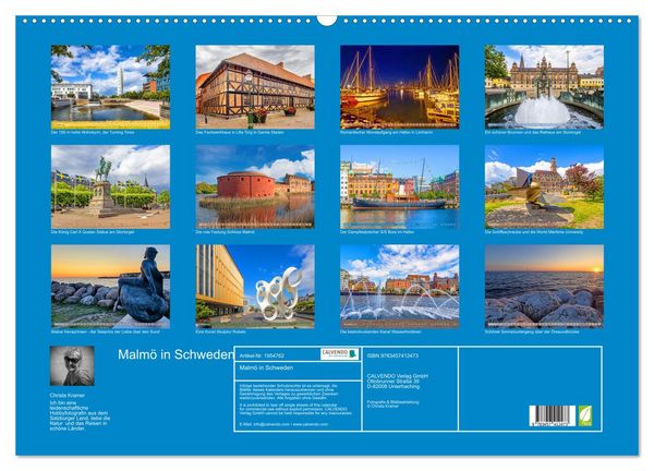 Produktbild: Malm&ouml; in Schweden (Wandkalender 2026 DIN A2 quer), CALVENDO Monatskalender