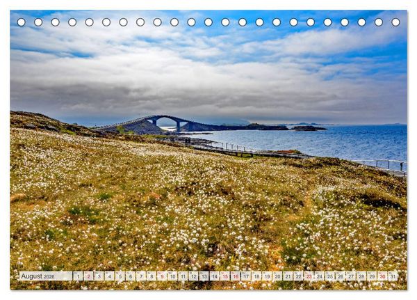 Produktbild: Vom Nordkap zum S&uuml;dkap (Tischkalender 2026 DIN A5 quer), CALVENDO Monatskalender