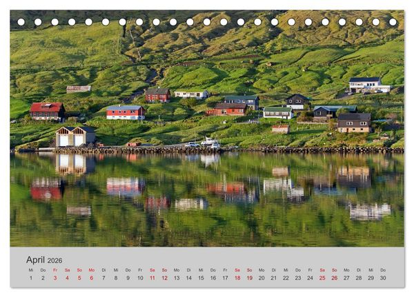 Produktbild: F&auml;r&ouml;er Inseln 2026 (Tischkalender 2026 DIN A5 quer), CALVENDO Monatskalender