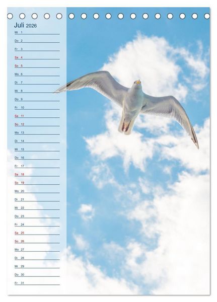 Produktbild: Maritim - Geburtstagskalender (Tischkalender 2026 DIN A5 hoch), CALVENDO Monatskalender