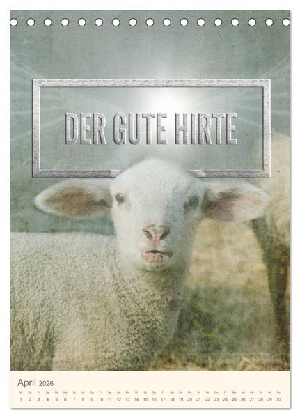 Produktbild: Namen von Jesus (Tischkalender 2026 DIN A5 hoch), CALVENDO Monatskalender