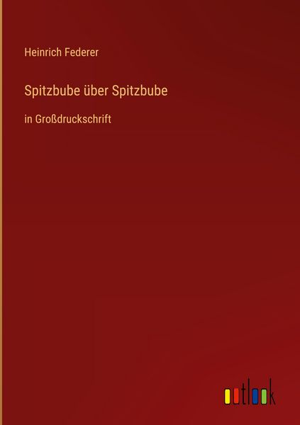 Produktbild: Spitzbube &uuml;ber Spitzbube