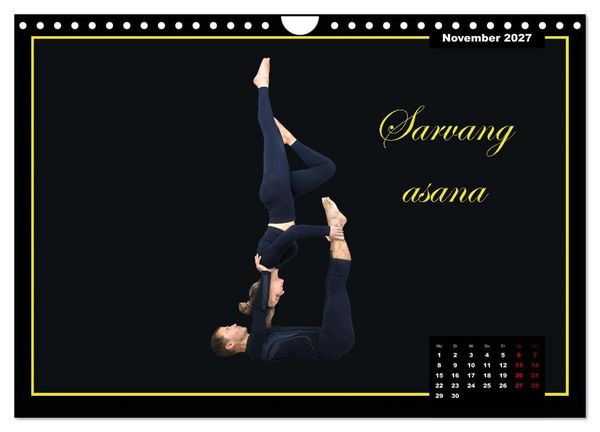 Produktbild: Yoga - Asana (Wandkalender 2027 DIN A4 quer), CALVENDO Monatskalender