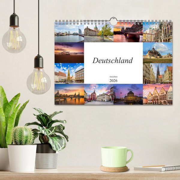 Produktbild: Deutschland Ansichten (Wandkalender 2026 DIN A4 quer), CALVENDO Monatskalender