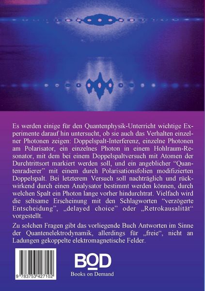 Produktbild: Das "freie" Photon der Quantenelektrodynamik