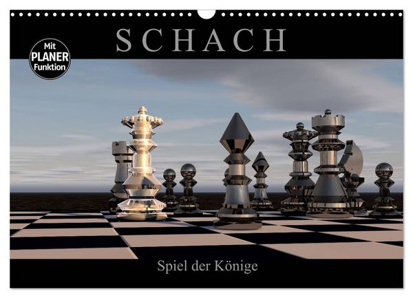 Produktbild: SCHACH - Spiel der K&ouml;nige (Wandkalender 2026 DIN A3 quer), CALVENDO Monatskalender