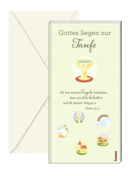 Gottes Segen zur Taufe, Paperback von , St. Benno, 978-3-7462-6509-4