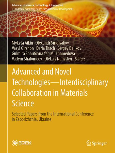 Produktbild: Advanced and Novel Technologies &mdash; Interdisciplinary Collaboration in Materials Science