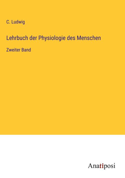 Produktbild: Lehrbuch der Physiologie des Menschen
