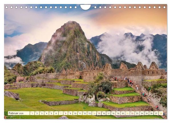 Produktbild: Machu Picchu - Stadt der Inka (Wandkalender 2026 DIN A4 quer), CALVENDO Monatskalender