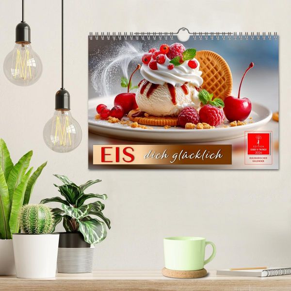 Produktbild: EIS dich gl&uuml;cklich (Wandkalender 2026 DIN A4 quer), CALVENDO Monatskalender