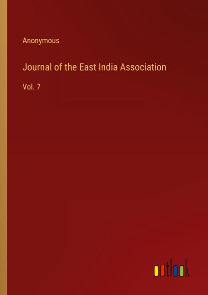 Produktbild: Journal of the East India Association