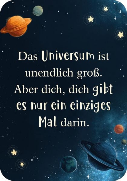 Produktbild: Mutmachkarten f&uuml;r einen wundervollen Jungen wie dich