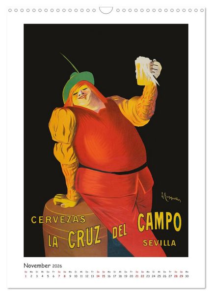 Produktbild: Leonetto Cappiello - Das goldene Zeitalter der Werbekunst (Wandkalender 2026 DIN A3 hoch), CALVENDO Monatskalender