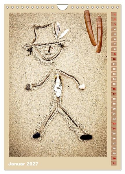 Produktbild: Strandgesellen (Wandkalender 2027 DIN A4 hoch), CALVENDO Monatskalender