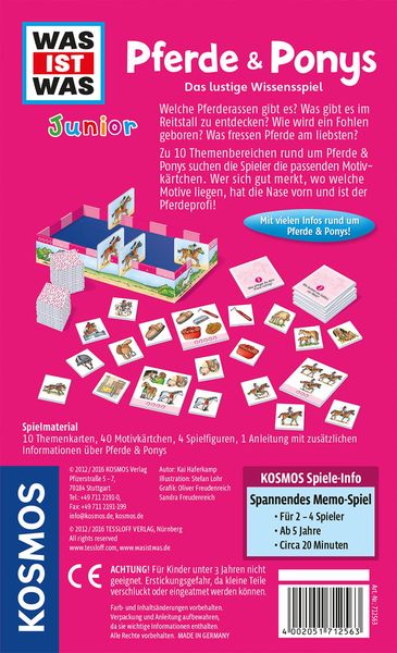 Produktbild: WAS IST WAS Junior Quizspiel - Pferde & Ponys