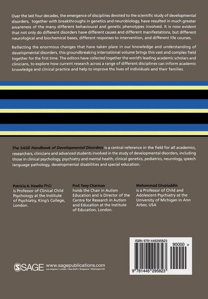 Produktbild: The SAGE Handbook of Developmental Disorders