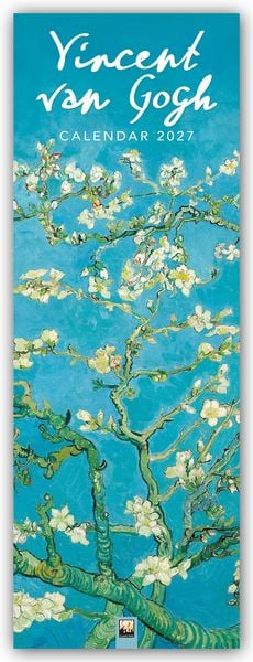 Produktbild: Vincent van Gogh &ndash; Slimline-Kalender 2027 &ndash; Original Flame Tree Publishing-Kalender Slimeline [Kalender]