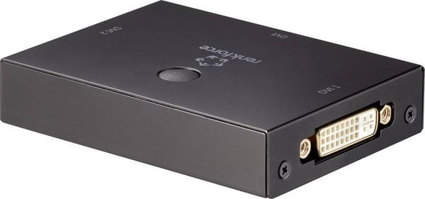 Produktbild: Renkforce 2 Port DVI-Switch bidirektional verwendbar Full HD 1080p @ 60Hz