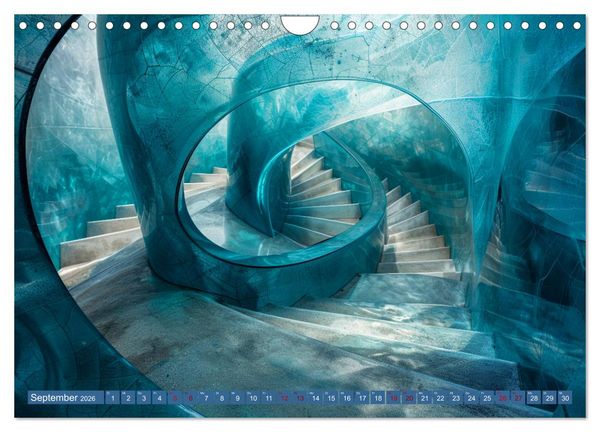Produktbild: Architektonische Unm&ouml;glichkeiten (Wandkalender 2026 DIN A4 quer), CALVENDO Monatskalender
