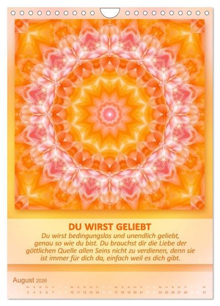 Produktbild: Light Energy Mandalas - Kalender - Vol. 1 (Wandkalender 2026 DIN A4 hoch), CALVENDO Monatskalender