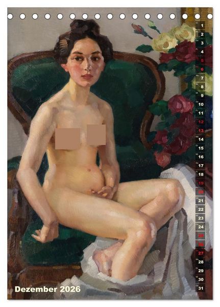Produktbild: Leo Putz - Die Kunst der Sinnlichkeit (Tischkalender 2026 DIN A5 hoch), CALVENDO Monatskalender