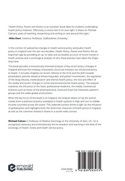 Produktbild: Health Policy, Power and Politics