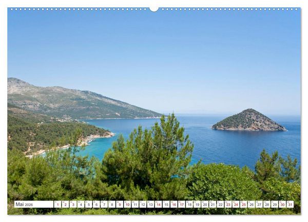 Produktbild: Thassos - Insel im Thrakischen Meer (Wandkalender 2026 DIN A2 quer), CALVENDO Monatskalender