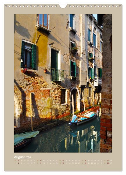 Produktbild: Erlebe mit mir Venedig im Winter (Wandkalender 2026 DIN A3 hoch), CALVENDO Monatskalender