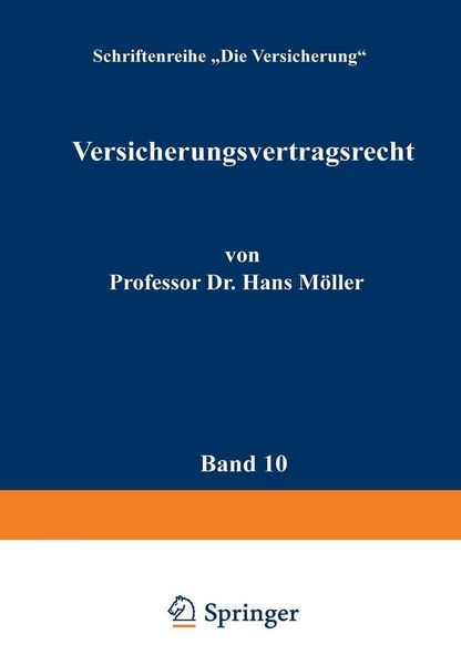 Produktbild: Versicherungsvertragsrecht