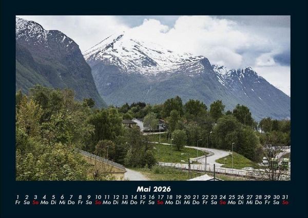 Produktbild: Landschaftskalender 2026 Fotokalender DIN A4