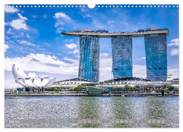Produktbild: Singapur - Asiatische Lifestyle Metropole (Wandkalender 2026 DIN A3 quer), CALVENDO Monatskalender