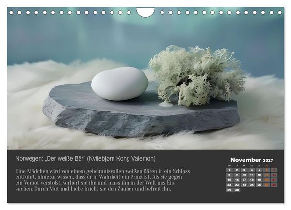 Produktbild: 12 M&auml;rchen unserer Welt (Wandkalender 2027 DIN A4 quer), CALVENDO Monatskalender